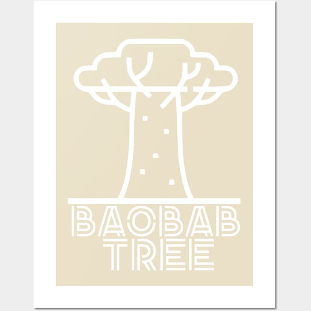 Baobab Tree Wall Art by Crafty Walkers Shop